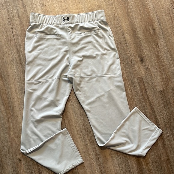 UNDER ARMOUR GREY BASEBALL PANTS (SIZE XL) - Picture 7 of 8